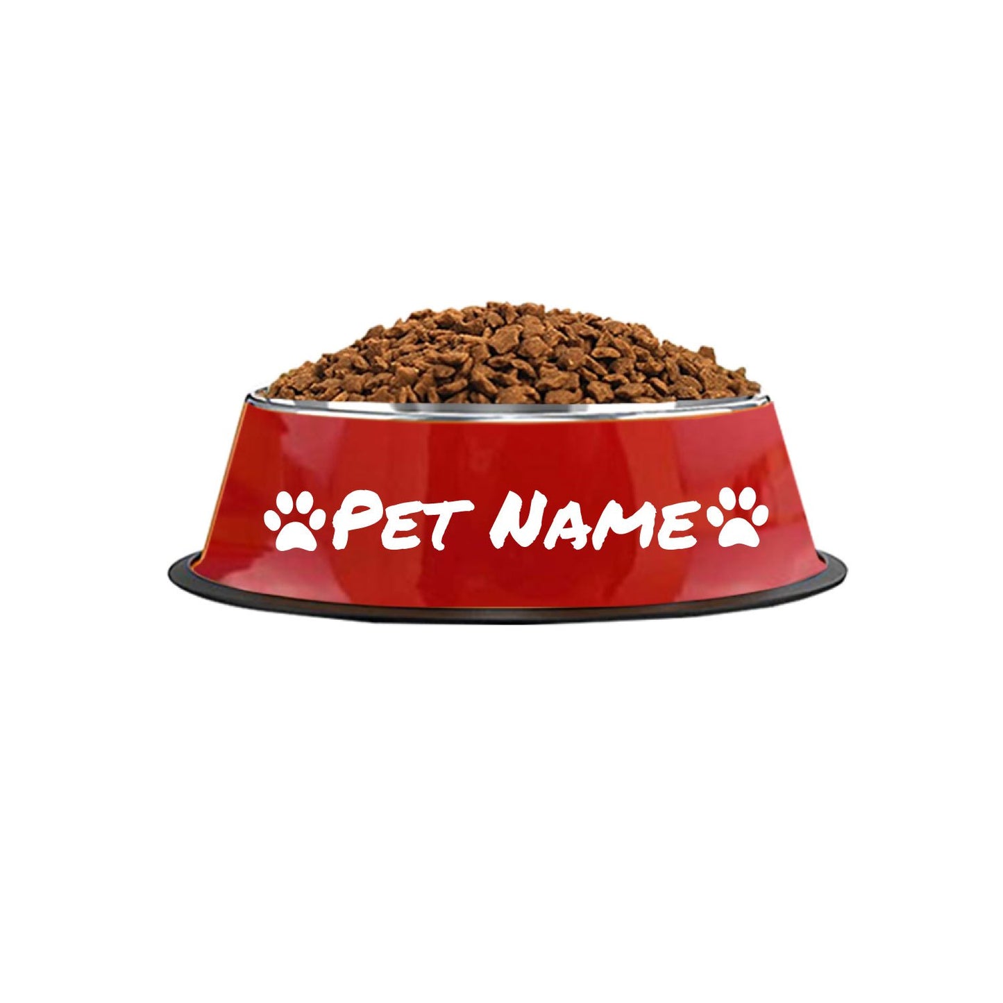 Customizable Stainless Steel Dog Bowl