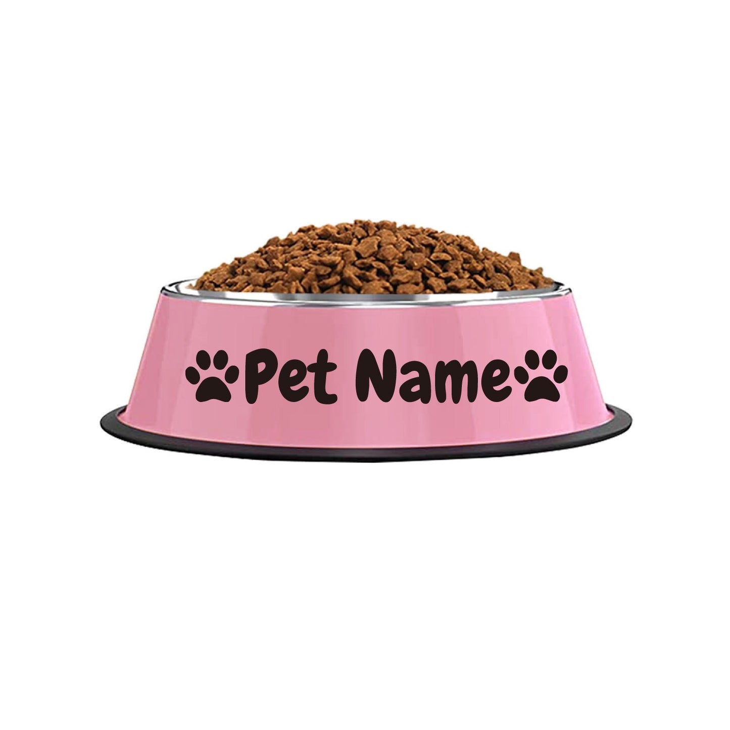 Customizable Stainless Steel Dog Bowl