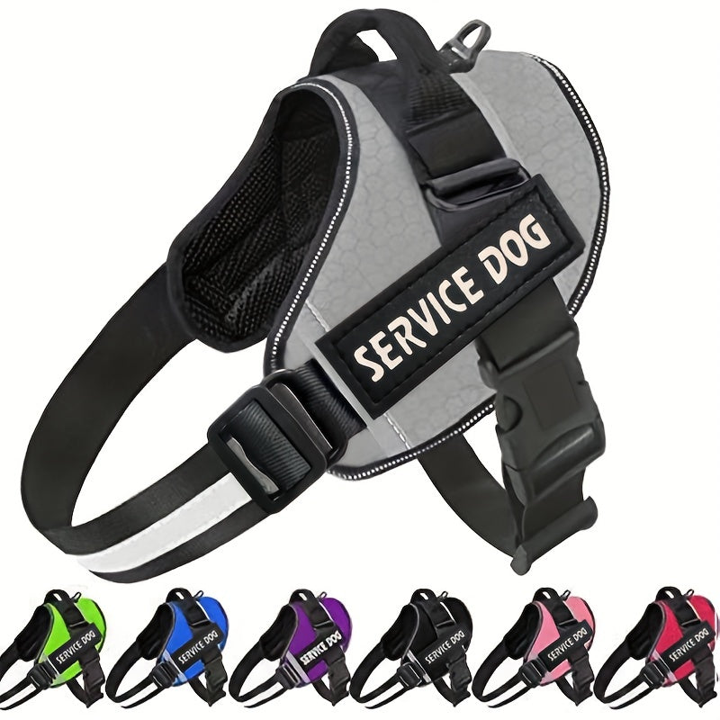 Reflective Dog Vest Harness with Comfortable Mesh Design