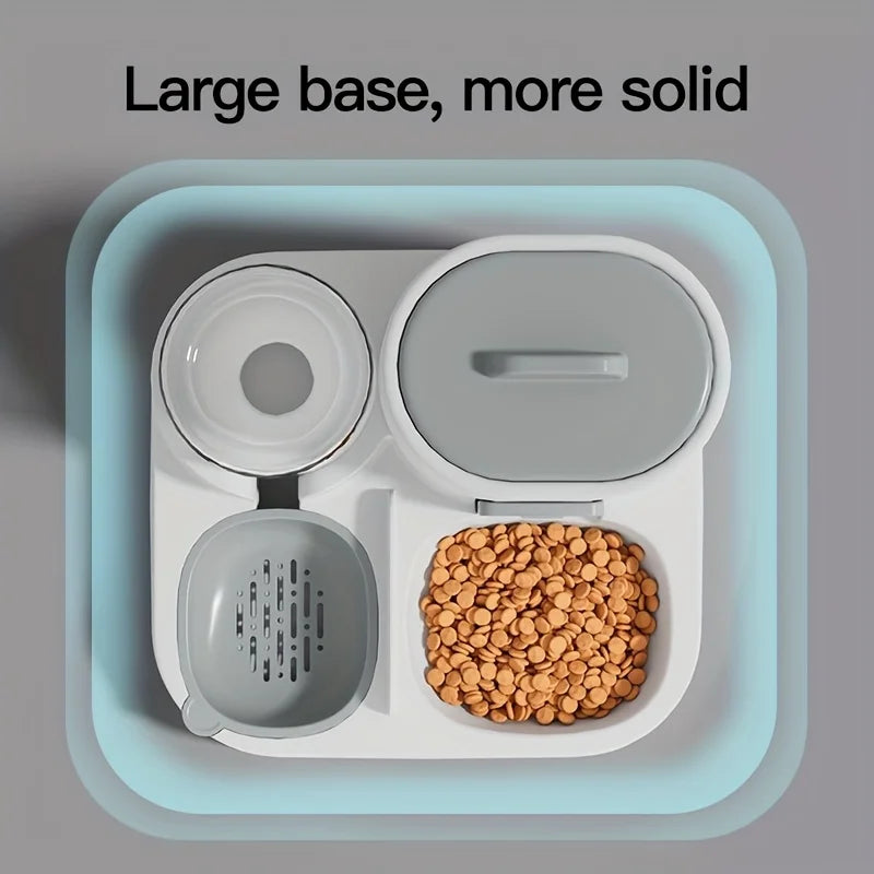 Two-In-One Automatic Cat water and feed Machine