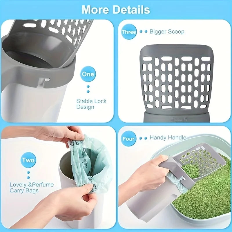 Large Capacity Cat Litter Scoop