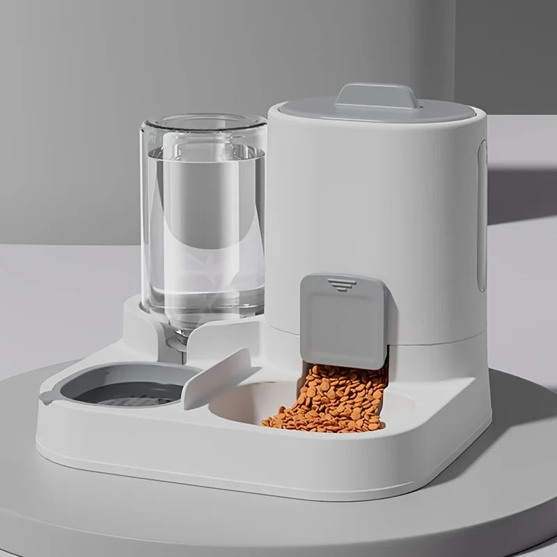 Two-In-One Automatic Cat water and feed Machine
