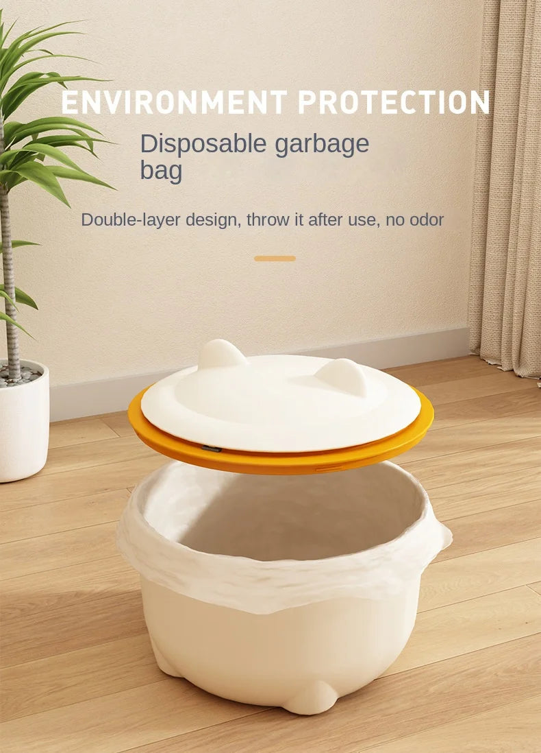 Fully Enclosed Cat Litter Basin
