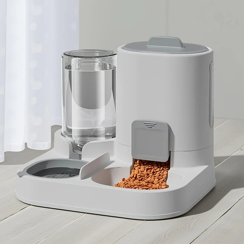 Two-In-One Automatic Cat water and feed Machine
