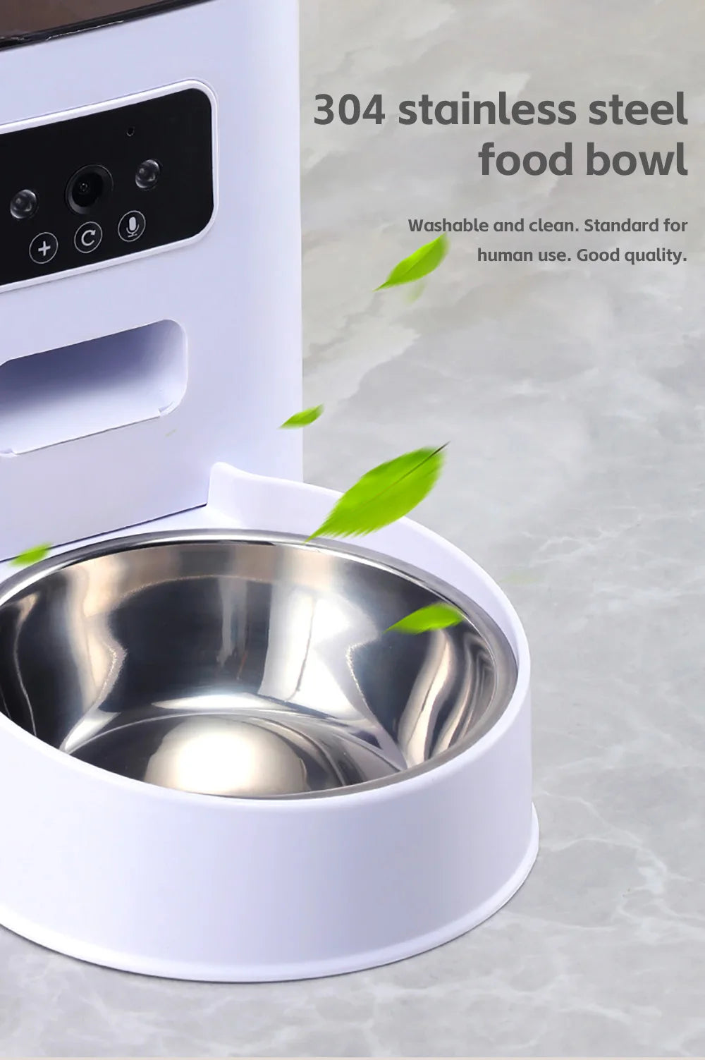 5L Double Bowl Smart Automatic Cat Feeder With Camera