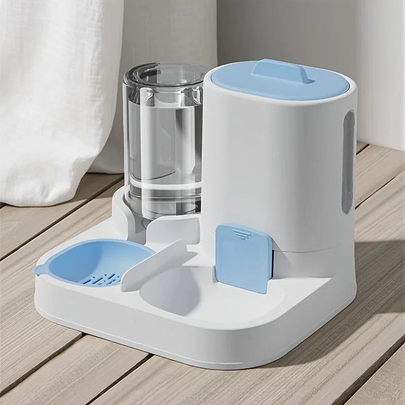 Two-In-One Automatic Cat water and feed Machine