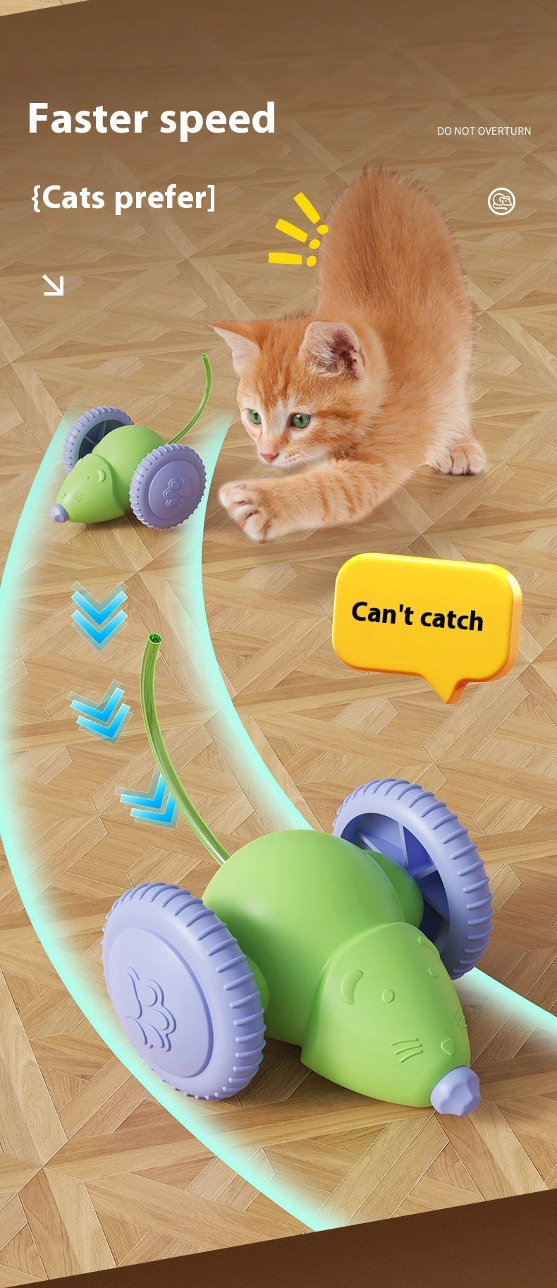 Rechargeable Interactive Cat Toy
