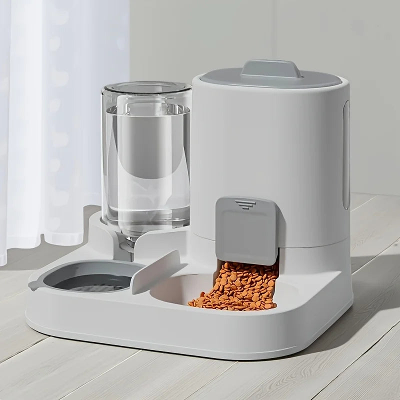Two-In-One Automatic Cat water and feed Machine
