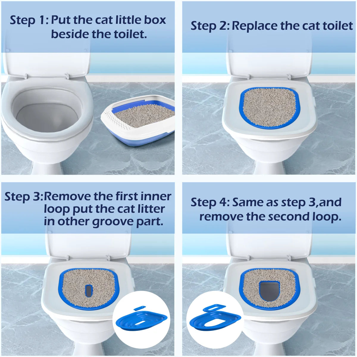 Reusable Cat Toilet Trainer