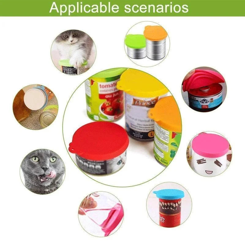 Reusable Pet Food Can Silicone Cover