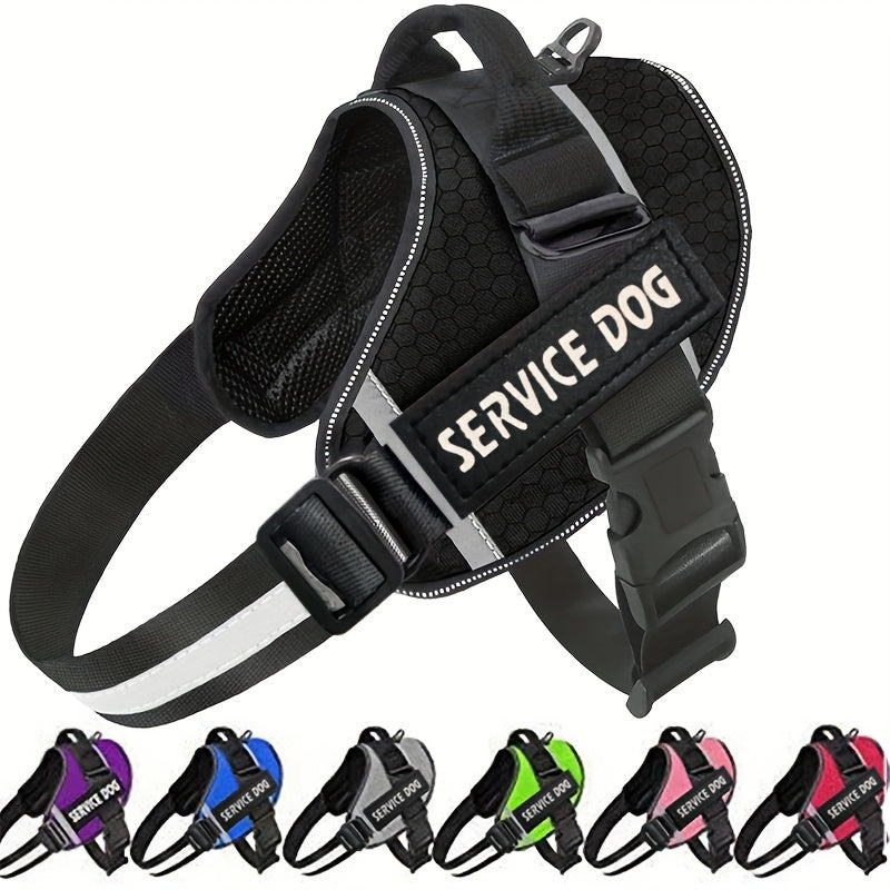 Reflective Dog Vest Harness with Comfortable Mesh Design