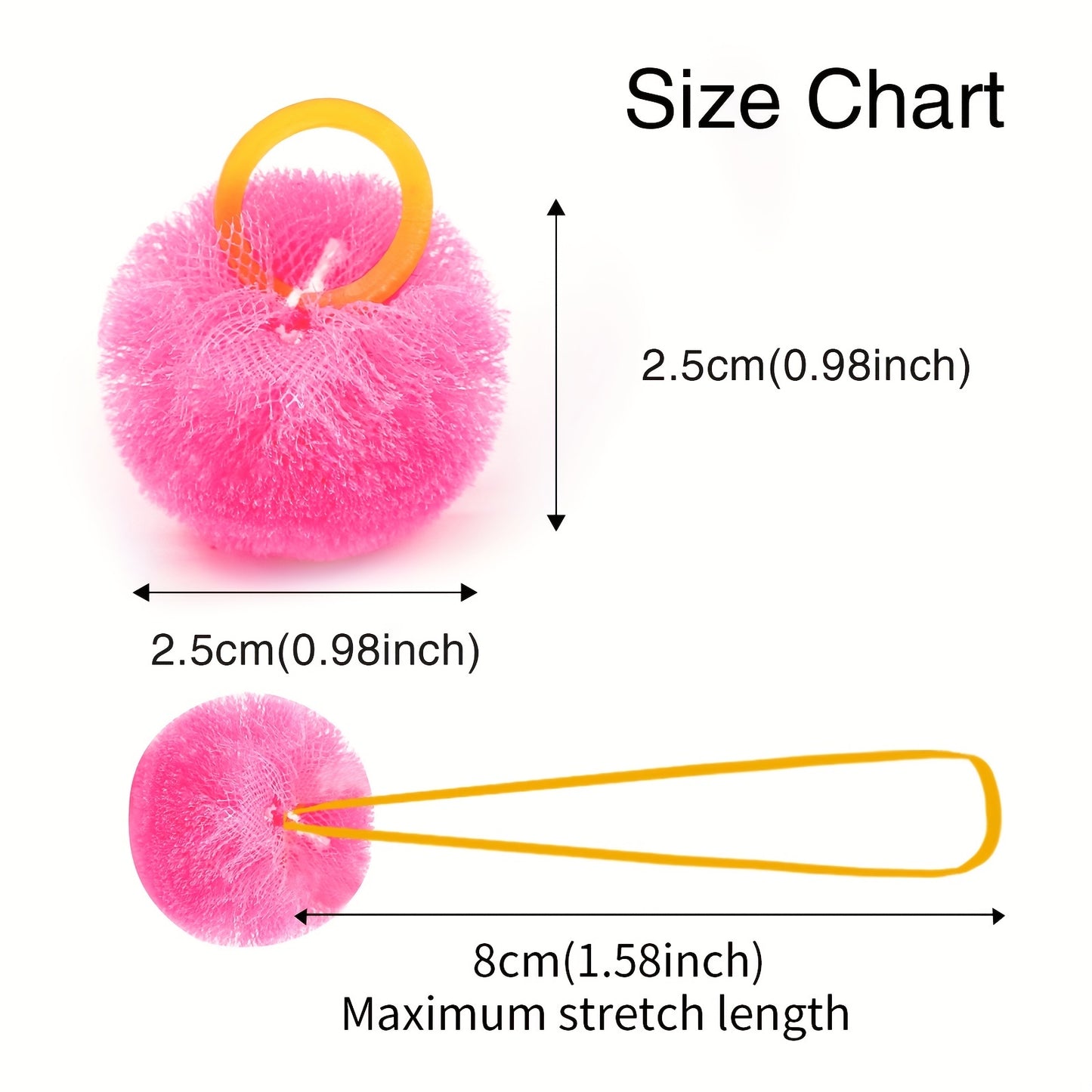 20pcs Adorable Pet Grooming Hair Bows - Durable Round Bows with Adjustable Rubber Bands for Dogs & Cats - Fashionable and Stylish Accessories to Pamper Your Furry Friends