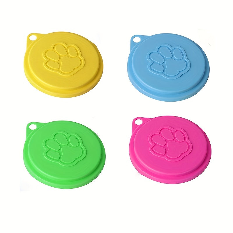 2pcs Reusable Pet Food Can Covers - Preserve Freshness, Lock in Flavor, and Keep Pests Out - Easy to Clean, BPA-Free, and Durable Solution for Pet Owners
