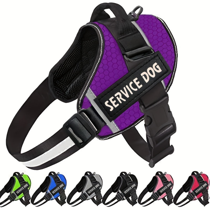 Reflective Dog Vest Harness with Comfortable Mesh Design