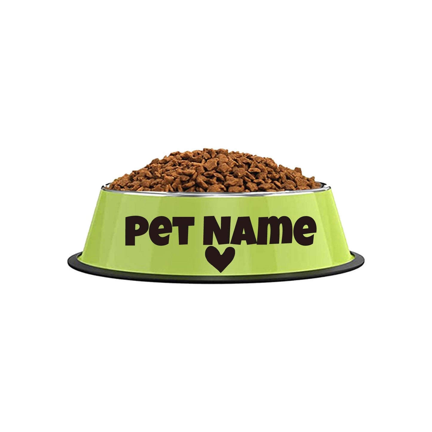 Customizable Stainless Steel Dog Bowl