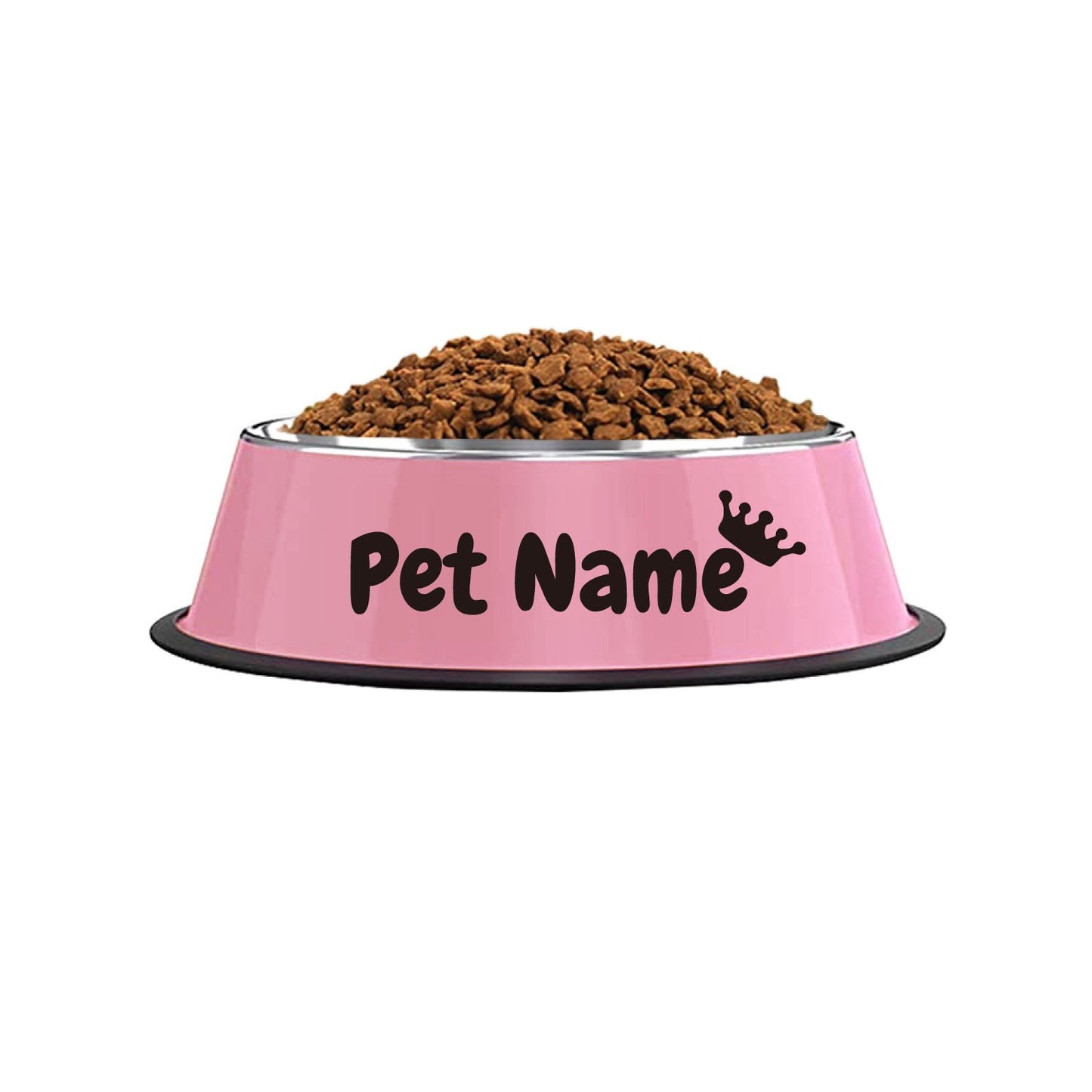 Customizable Stainless Steel Dog Bowl