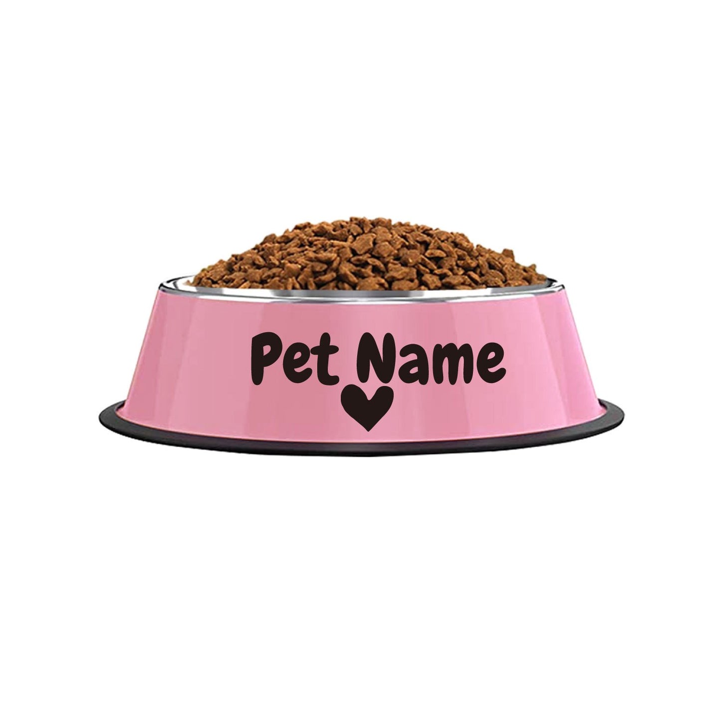 Customizable Stainless Steel Dog Bowl