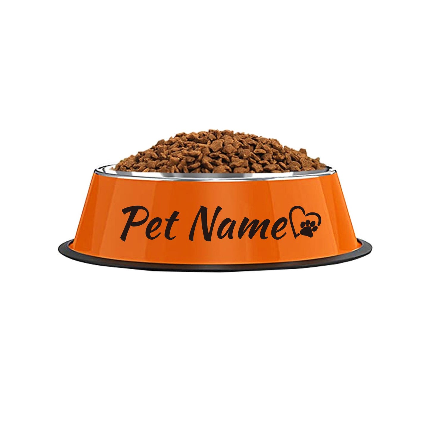 Customizable Stainless Steel Dog Bowl