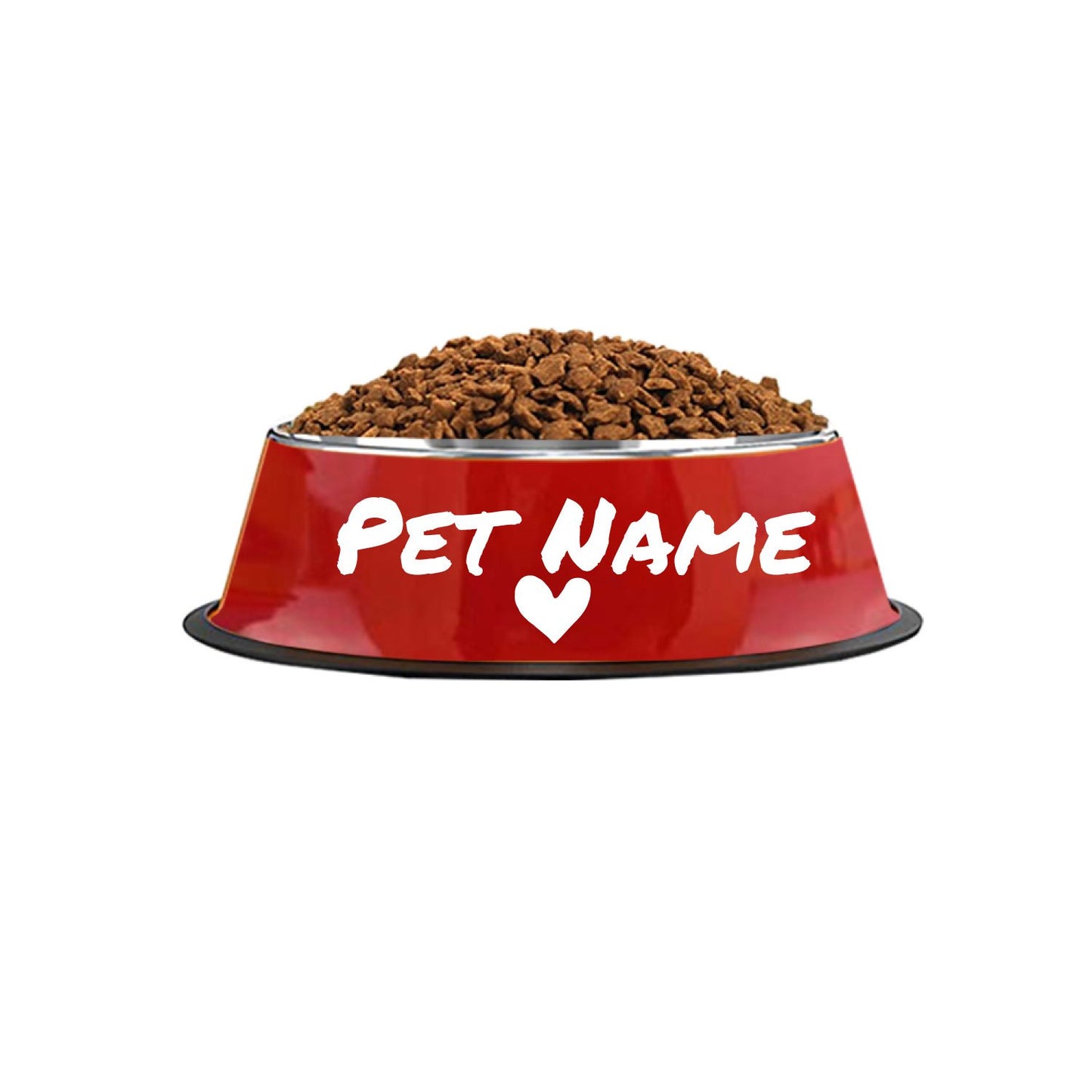 Customizable Stainless Steel Dog Bowl