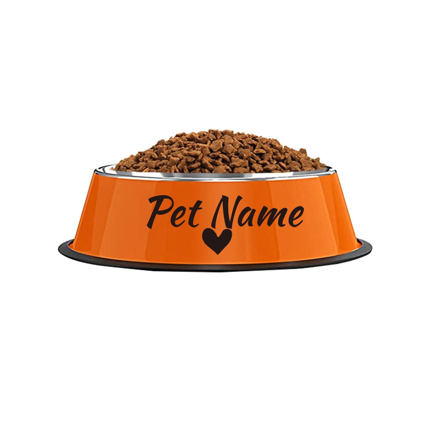 Customizable Stainless Steel Dog Bowl