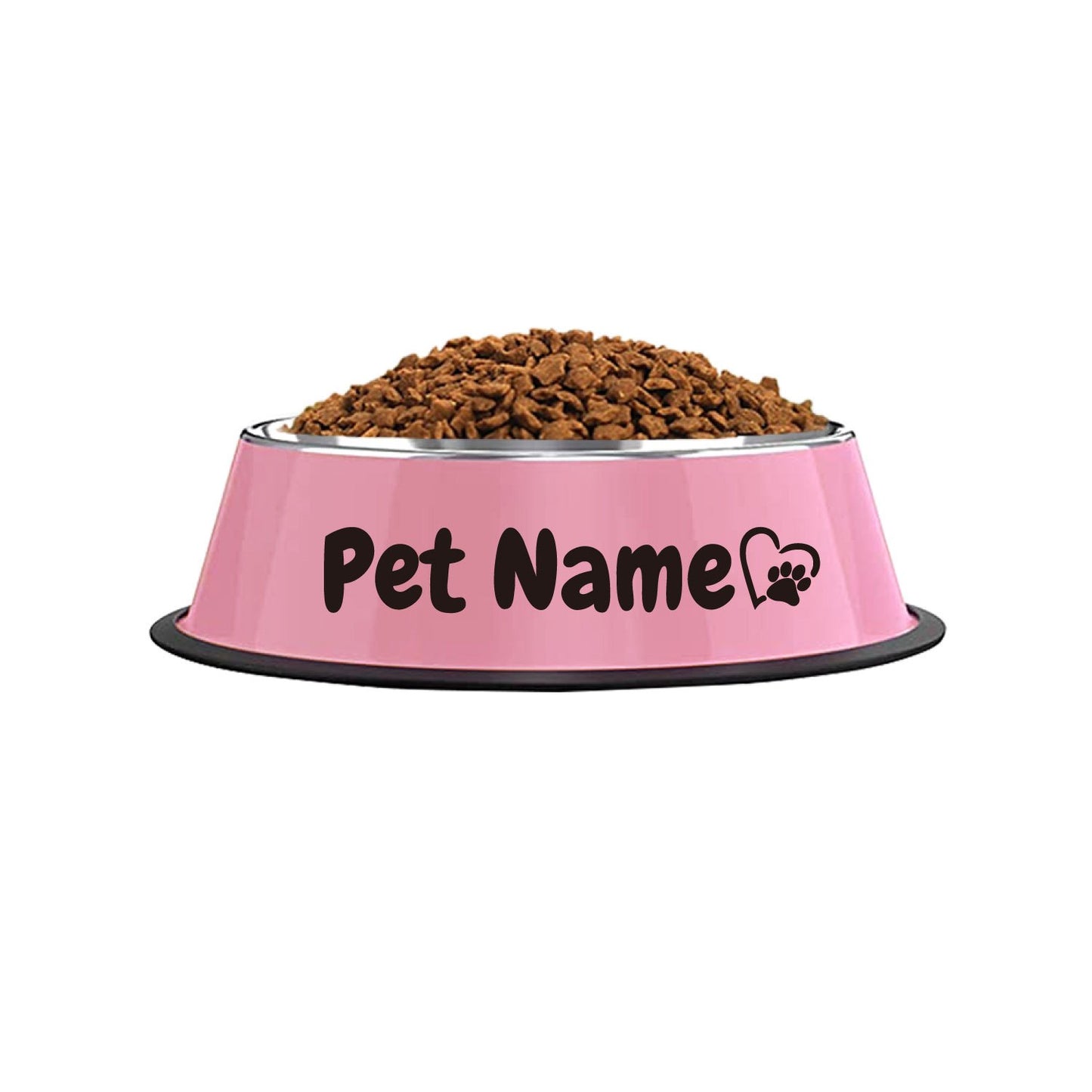 Customizable Stainless Steel Dog Bowl