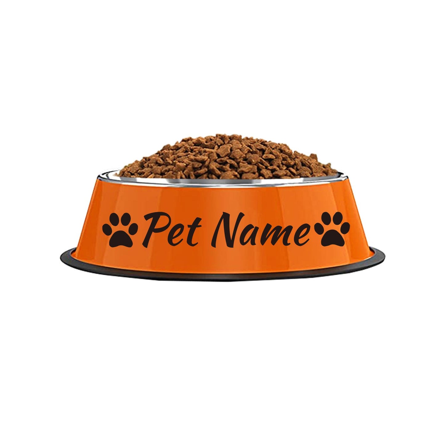 Customizable Stainless Steel Dog Bowl