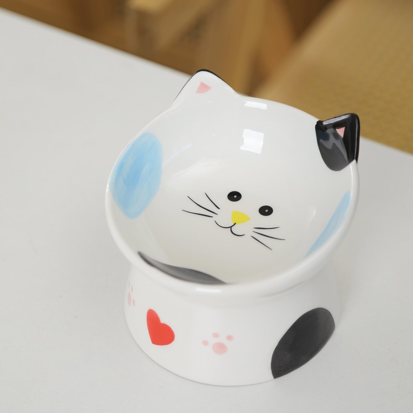 Premium Ceramic Inclined Cat Bowl