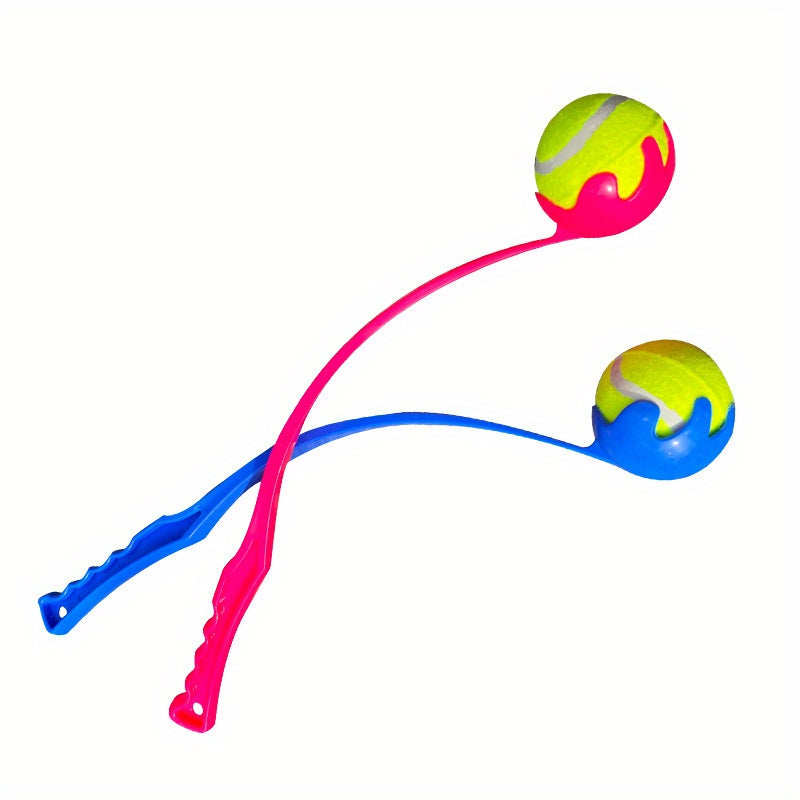 Interactive Dog Fetch Toy: Ball Thrower For Pet Training & Fun!
