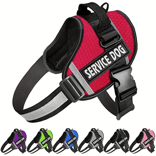 Reflective Dog Vest Harness with Comfortable Mesh Design