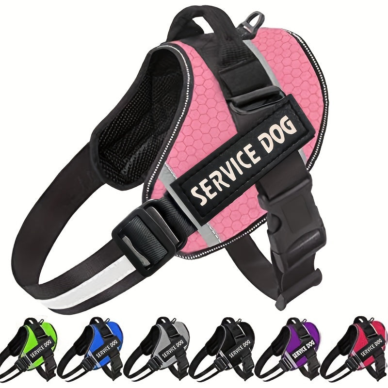 Reflective Dog Vest Harness with Comfortable Mesh Design