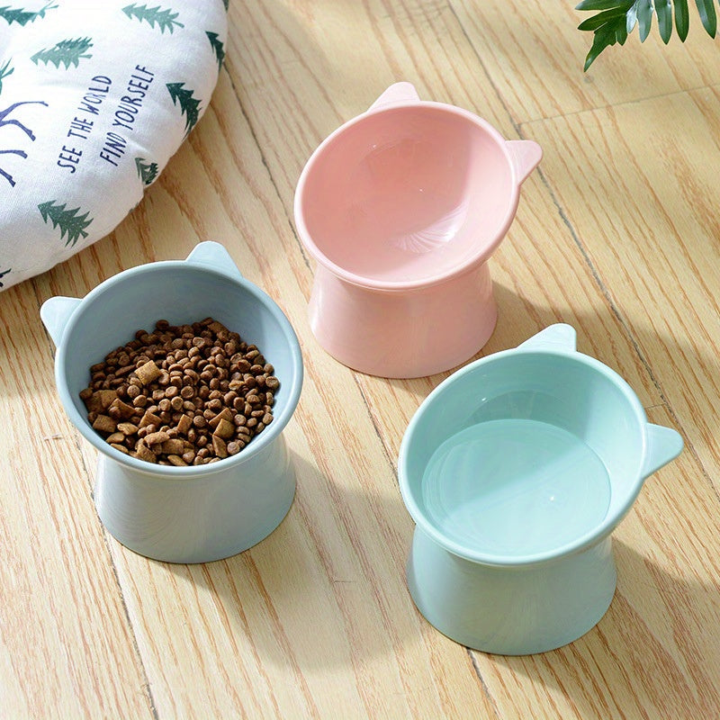 Premium Elevated Tilted Cat Bowl