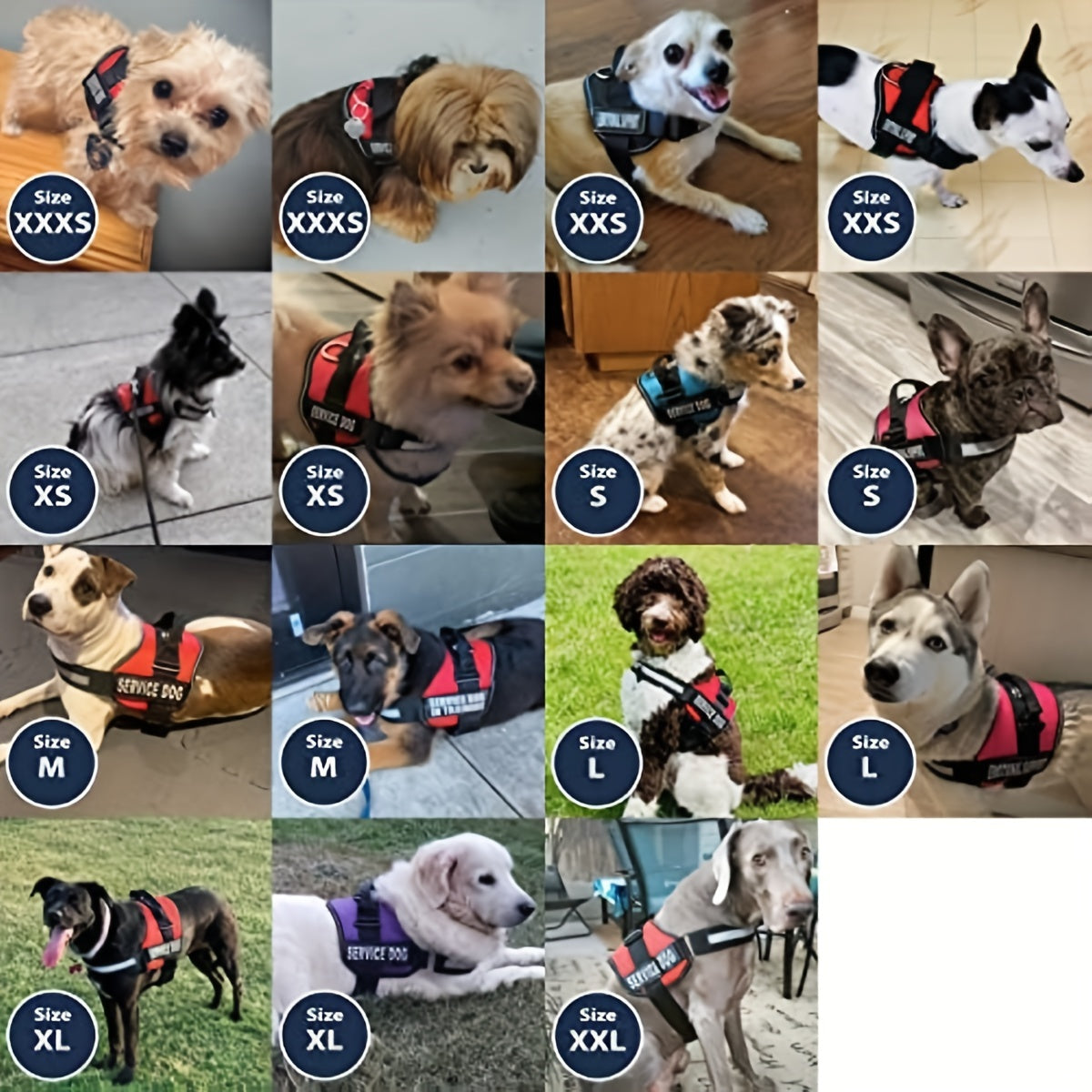 Reflective Dog Vest Harness with Comfortable Mesh Design