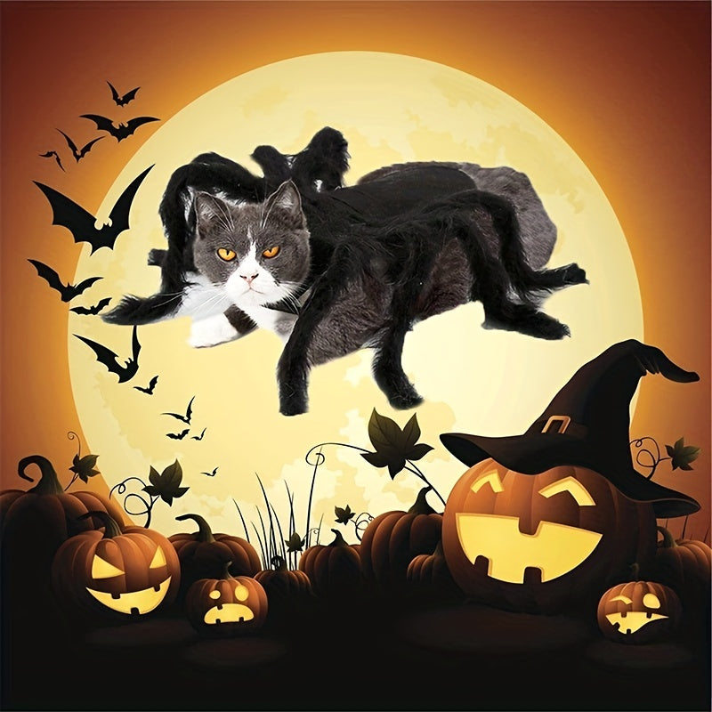 Halloween Spider Costume for Cats and Small/Medium Dogs
