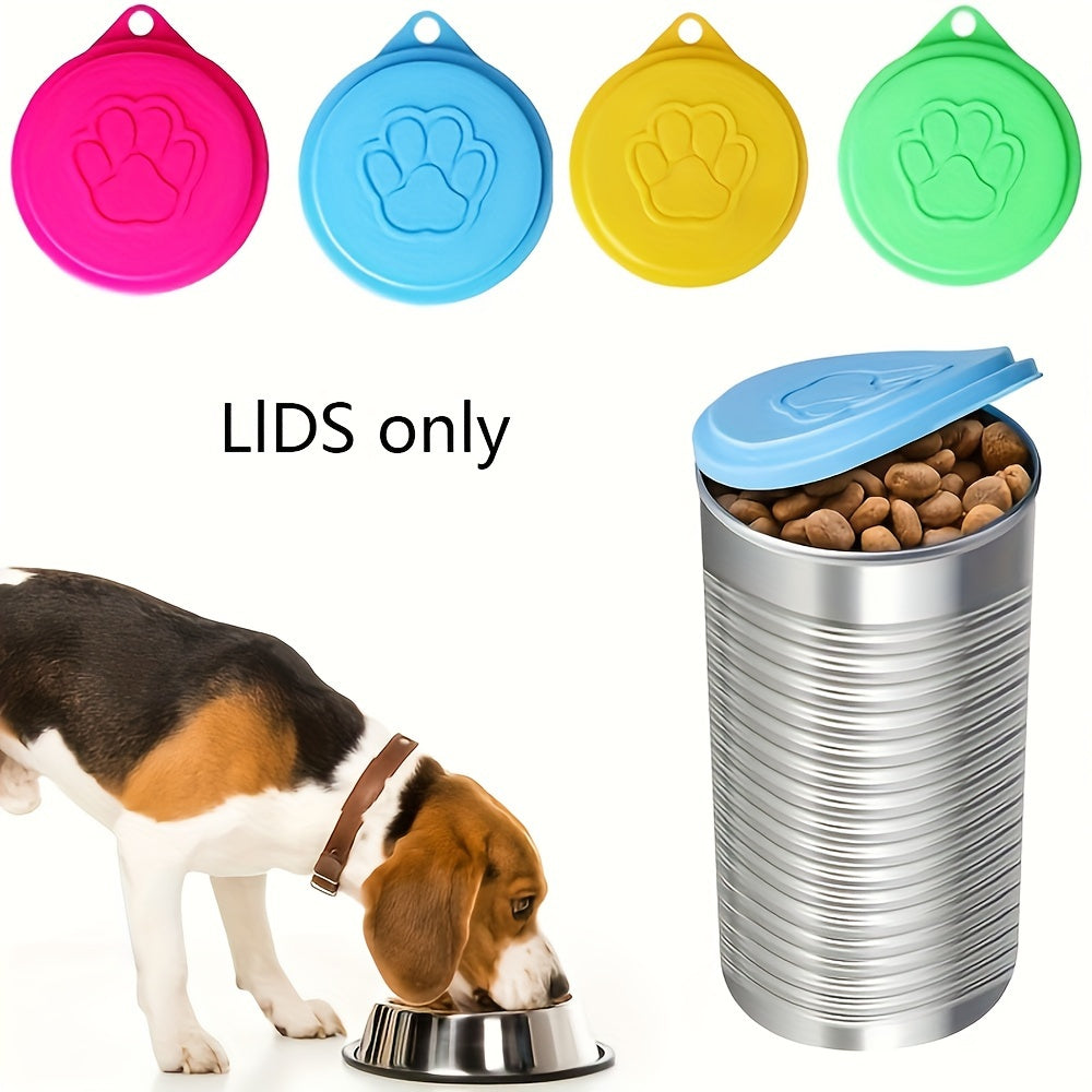 2pcs Reusable Pet Food Can Covers - Preserve Freshness, Lock in Flavor, and Keep Pests Out - Easy to Clean, BPA-Free, and Durable Solution for Pet Owners
