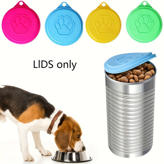 2pcs Reusable Pet Food Can Covers - Preserve Freshness, Lock in Flavor, and Keep Pests Out - Easy to Clean, BPA-Free, and Durable Solution for Pet Owners