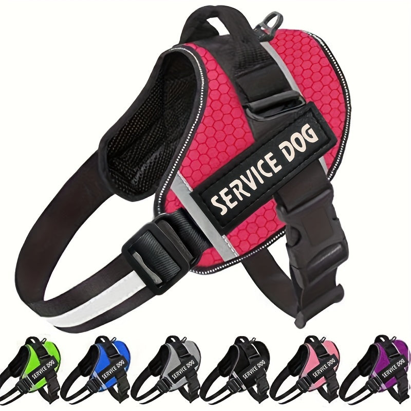 Reflective Dog Vest Harness with Comfortable Mesh Design