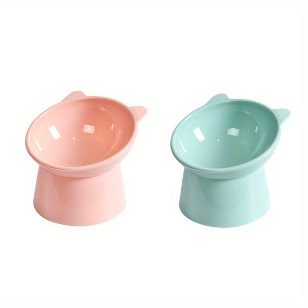 Premium Elevated Tilted Cat Bowl