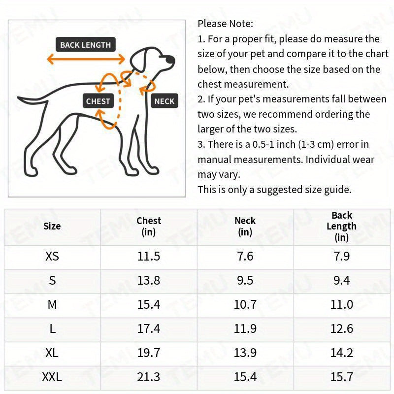 Reflective Winter Coat and Harness for Dogs and Cats