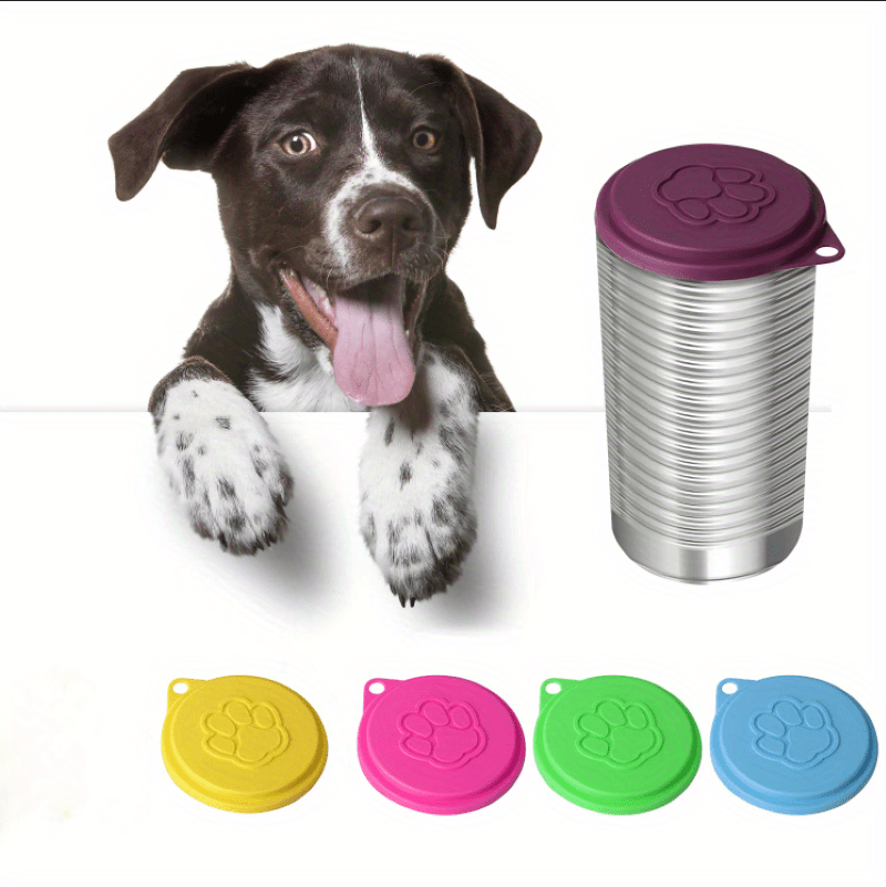 2pcs Reusable Pet Food Can Covers - Preserve Freshness, Lock in Flavor, and Keep Pests Out - Easy to Clean, BPA-Free, and Durable Solution for Pet Owners