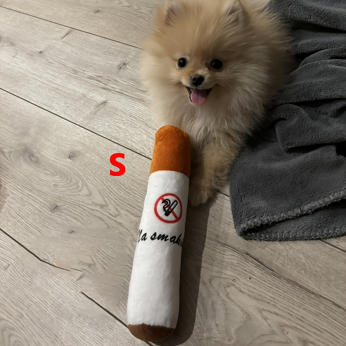 Cigarette Design Pet Plush Toy