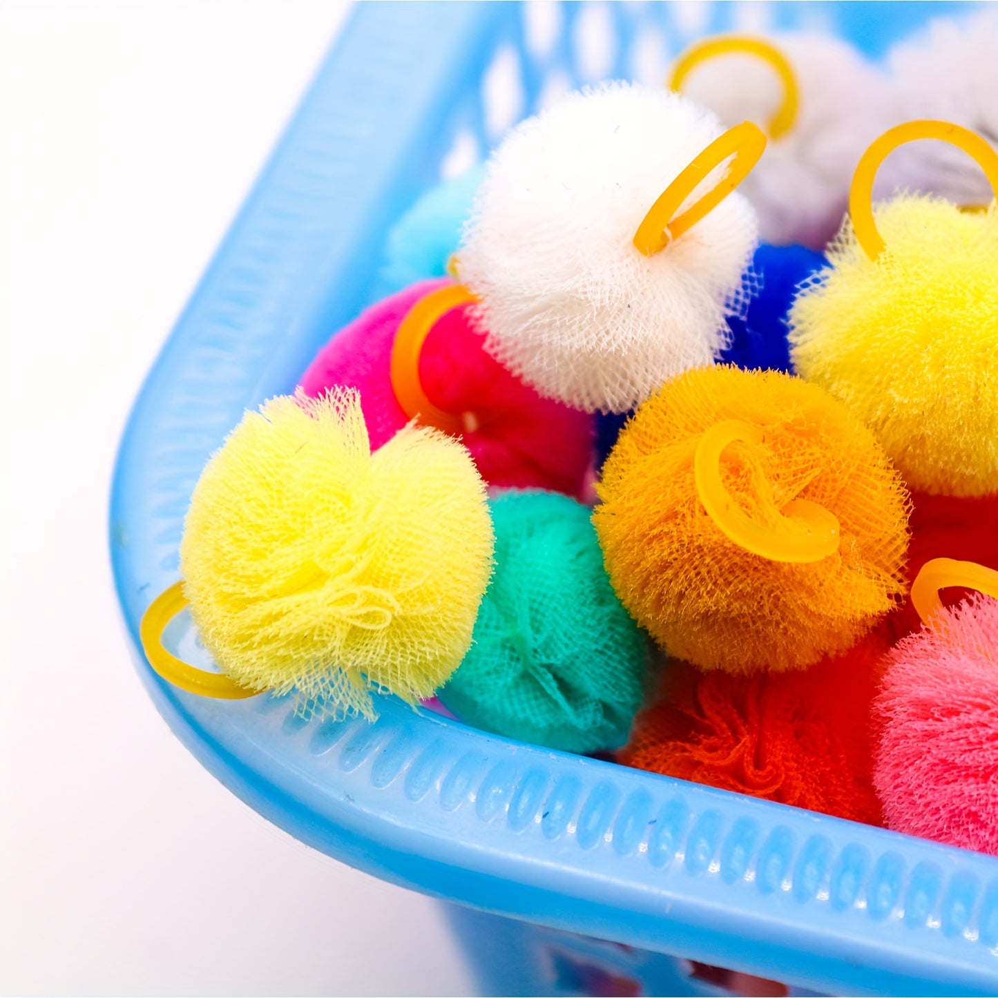 20pcs Adorable Pet Grooming Hair Bows - Durable Round Bows with Adjustable Rubber Bands for Dogs & Cats - Fashionable and Stylish Accessories to Pamper Your Furry Friends