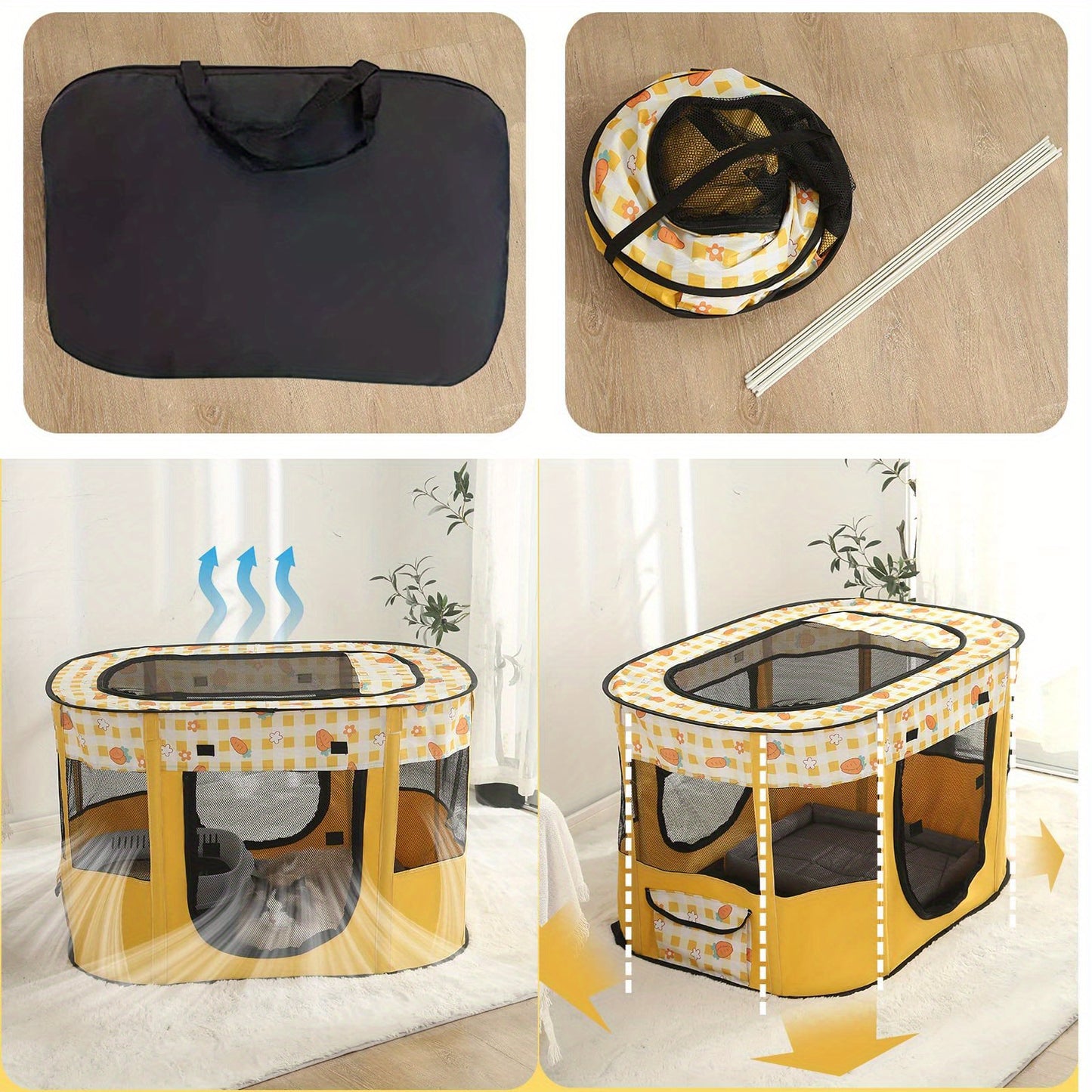 Portable Foldable Pet Playpen