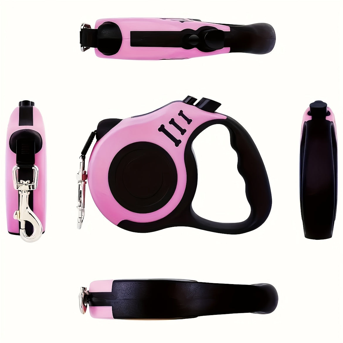Double Switch Pet Retractable Leash
