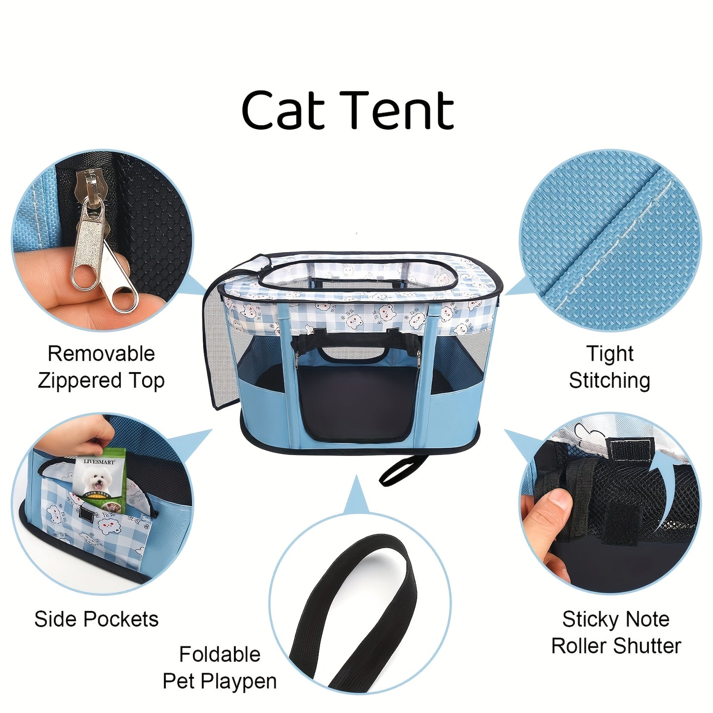Portable Foldable Pet Playpen