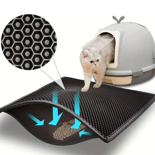 Waterproof Double Layer Cat Litter Box