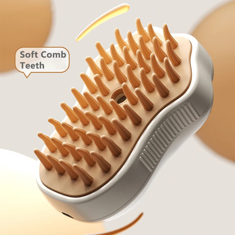 3 in 1 Electric Steam Pet Brush