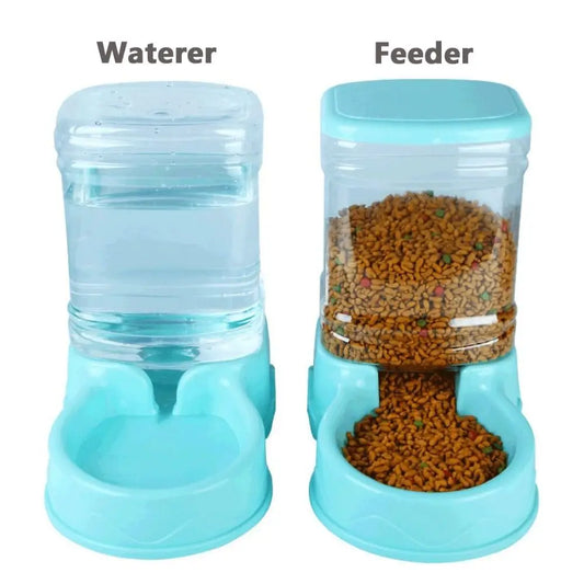 3.8L automatic Pet feeder/dispenser  and Water Fountain