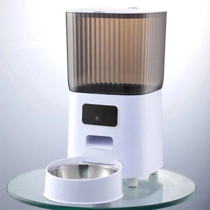 5L Double Bowl Smart Automatic Cat Feeder With Camera