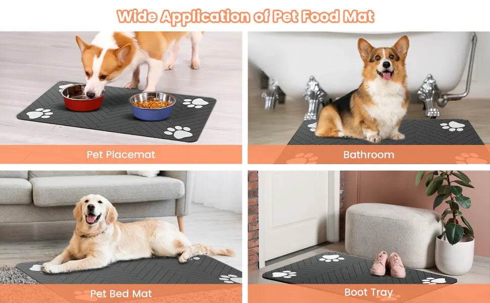 Pet Feeding Absorbent  Mat