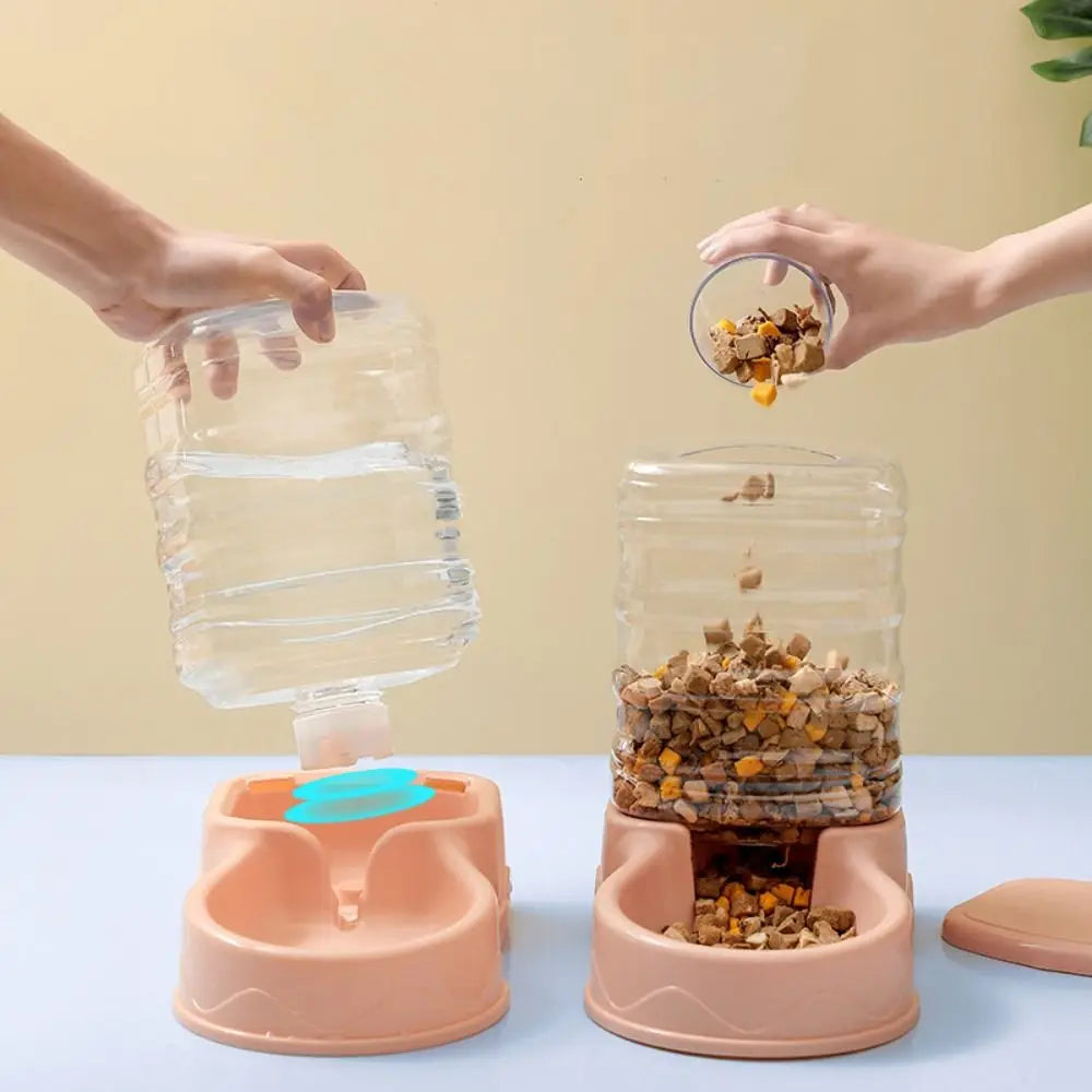 3.8L automatic Pet feeder/dispenser  and Water Fountain